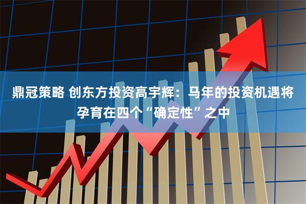 鼎冠策略 创东方投资高宇辉：马年的投资机遇将孕育在四个“确定性”之中